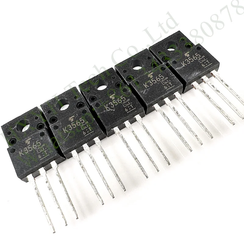 (10pcs/Bag) New Imported Original 2SK3565 K3565 TO‑220F N‑Channel Power MOSFET 900V 5A