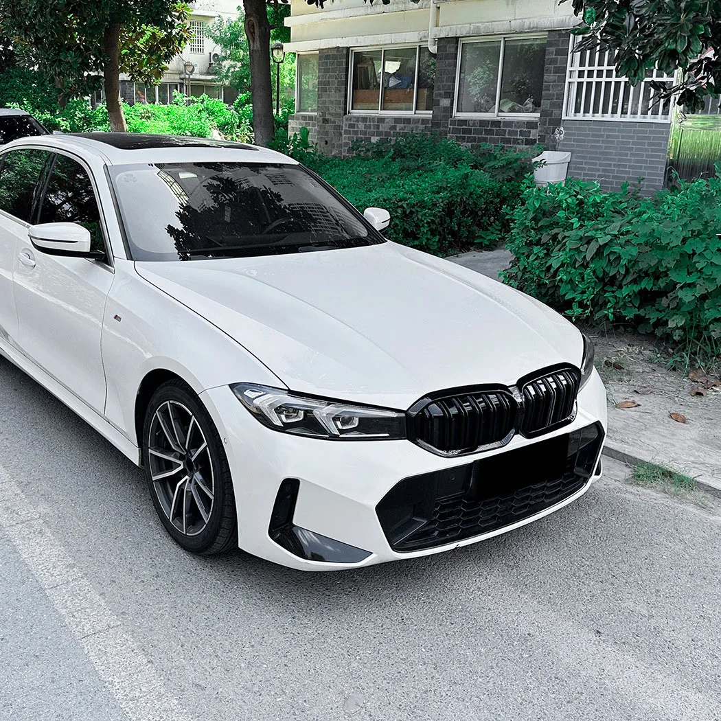 Car Front Grill Grilles Kidney Grill For BMW 3 Series G20 G21 G28 LCI 2023 2024 2025 ABS Racing Grilles Gloss Black