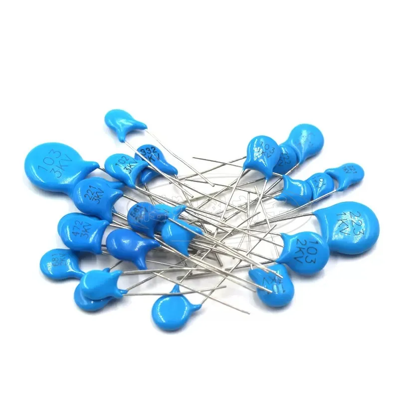 1000pcs High voltage Ceramic Capacitor 2KV 15PF 22PF 100PF 120PF 150PF 220PF 330PF 470PF 680PF 1NF 1.5NF 2.2NF 3.3NF 4.7NF 10NF