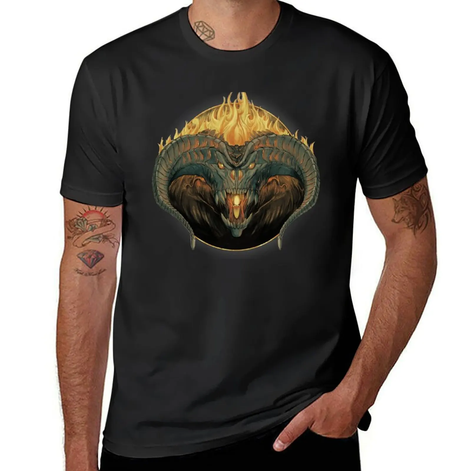 the scourge Durin’s T-Shirt funnys blacks kawaii clothes summer clothes Men's t-shirt