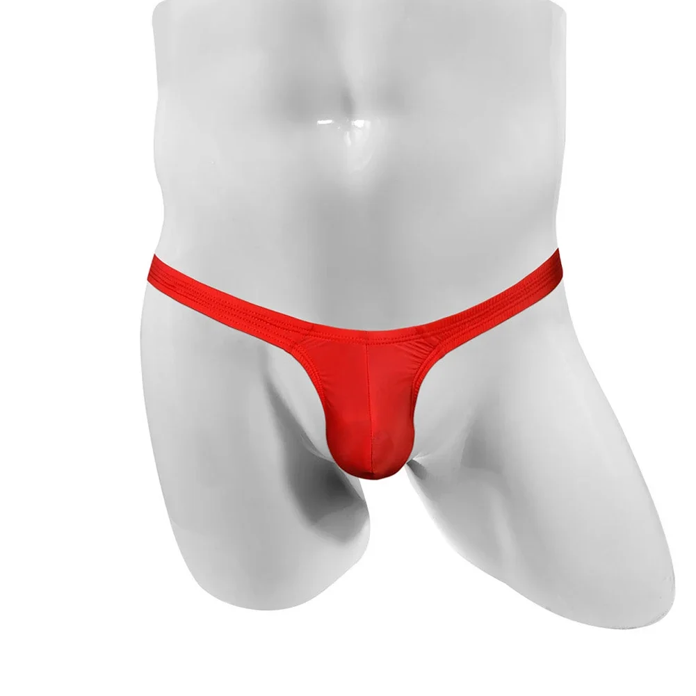 Männer Sexy Mini G-string T-back Thongs Mann Penis Pouch Unterwäsche Solide Bikini-Slip Weiche Höschen Mann Tiny Pouch unterhose