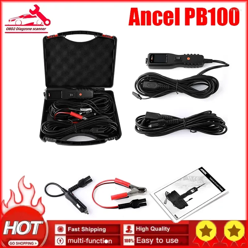 

Тестер автомобильного аккумулятора 12 В/24 В, комплект зонда для электрической системы, диагностический инструмент, напряжение переменного и постоянного тока, мощность, автоматический сканер