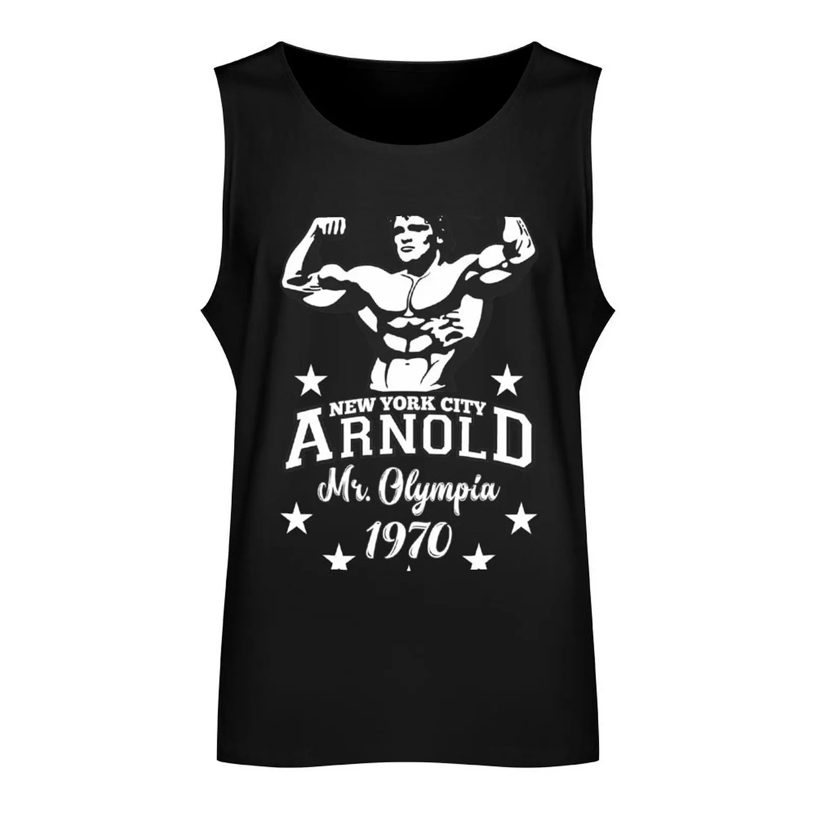 Arnold Schwarzenegger Mr Olympia Tank Top Sportswear for men clothes for men summer gym t-shirts man