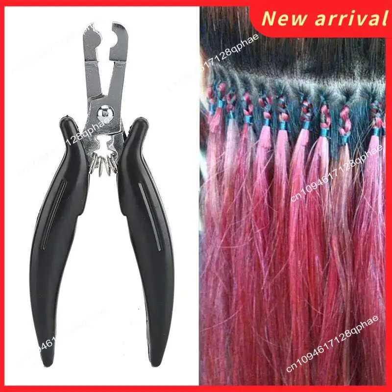 Pinza per extension per capelli N89R, strumenti per parrucche per extension per capelli con impugnatura antiscivolo in acciaio inossidabile