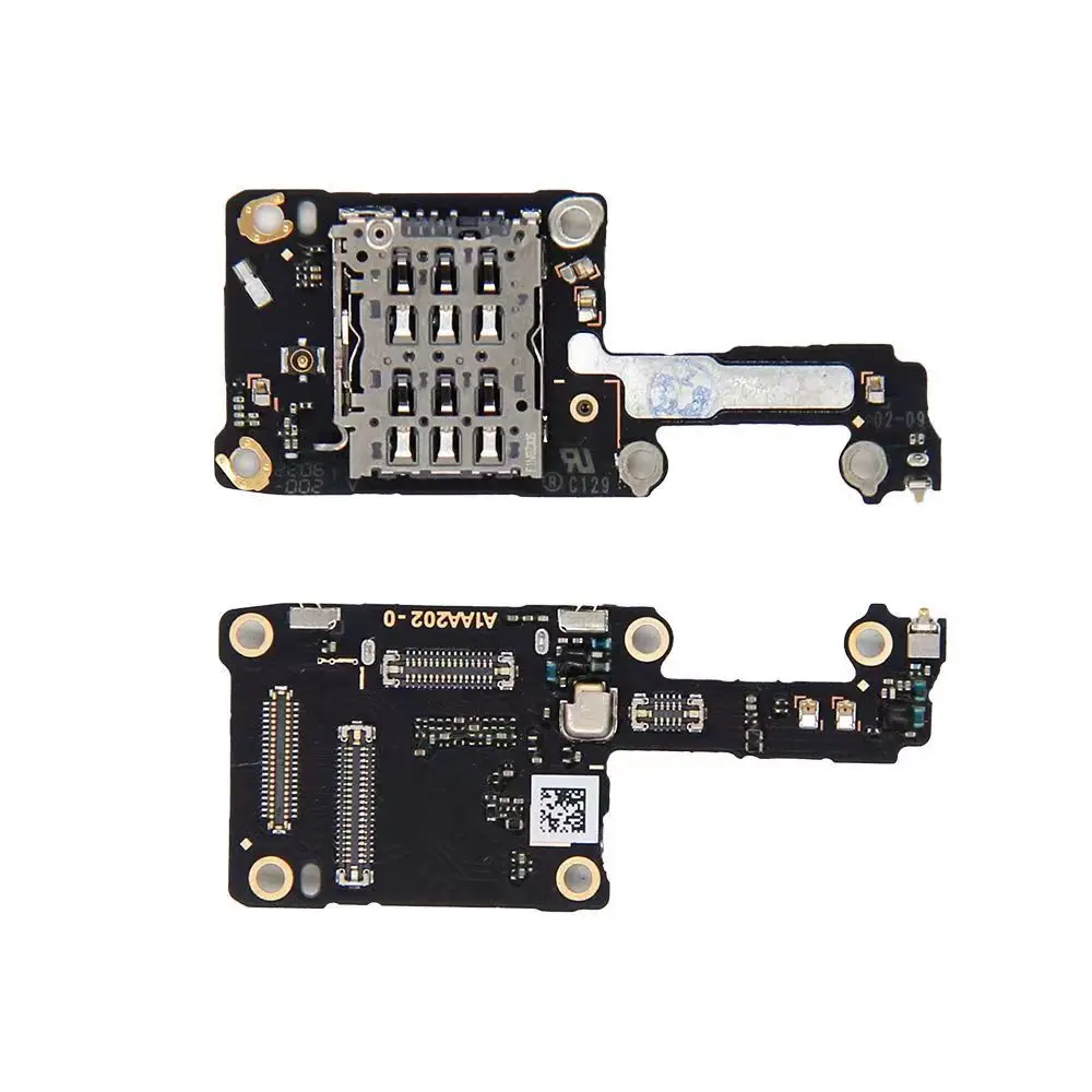 Original SIM Card Reader Slot Holder Flex Board with Mic Microphone For Oppo Find X5 Pro X5 Lite SIM Card Module Flex Cable