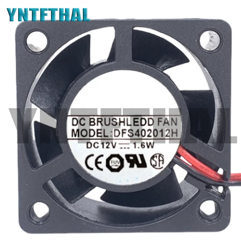 NEW DFS402012H DC12V 1.6W 40*40*20MM Two Lines Cooling Fan