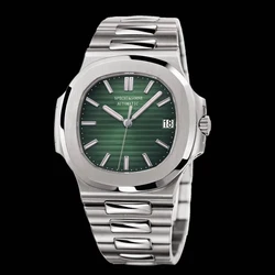 SPECHT & SOHNE 2024 nuovo orologio meccanico per uomo quadrante verde zaffiro 42MM giappone Miyota 8215 movimento automatico 5711 orologio classico