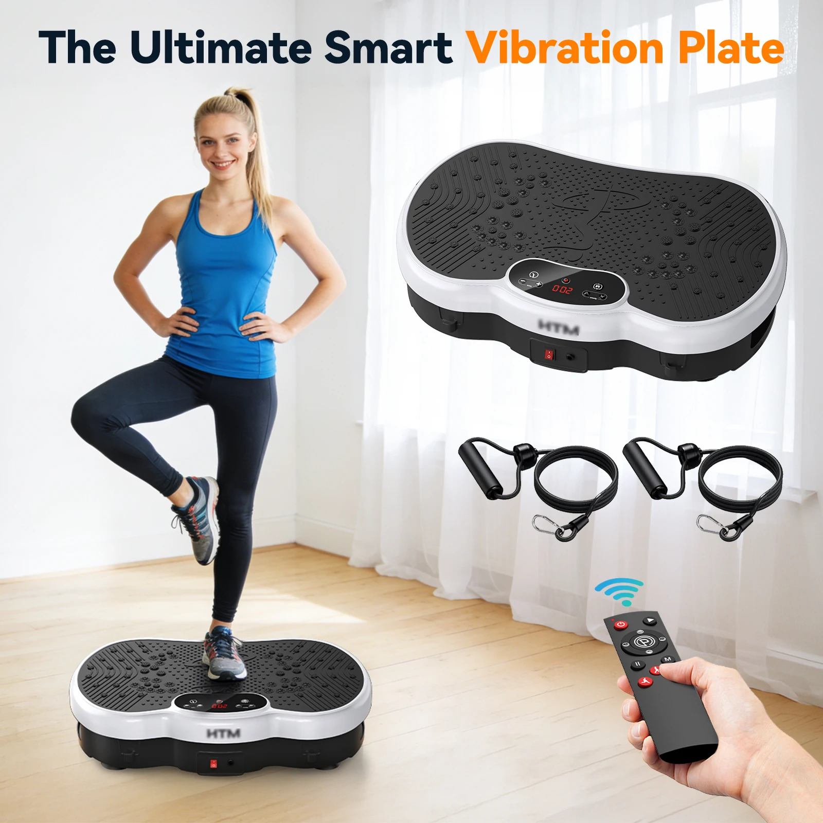 

Whole Body Fitness Massage Calorie Counter Vibration Plate 120 Speed Levels Professional Machine for Effortless Body Sculpting