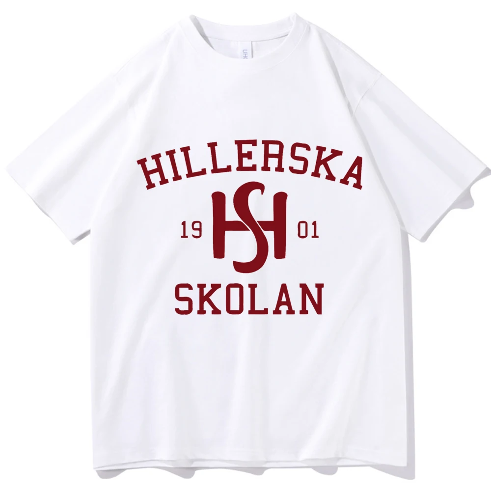 2024 Hot Young Royals Hillerska Skolan T-Shirts Unisex Harajuku O-Neck Short Sleeve Shirts Fans Gift