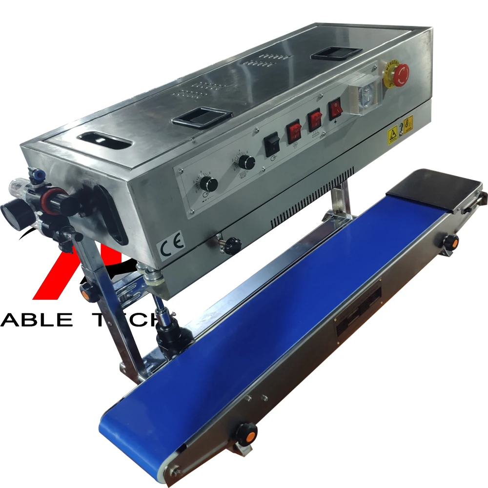

Stainless Steel Nitrogen Flush Sealing Machine for Plastic Bags Potato Chips Puffed Food
