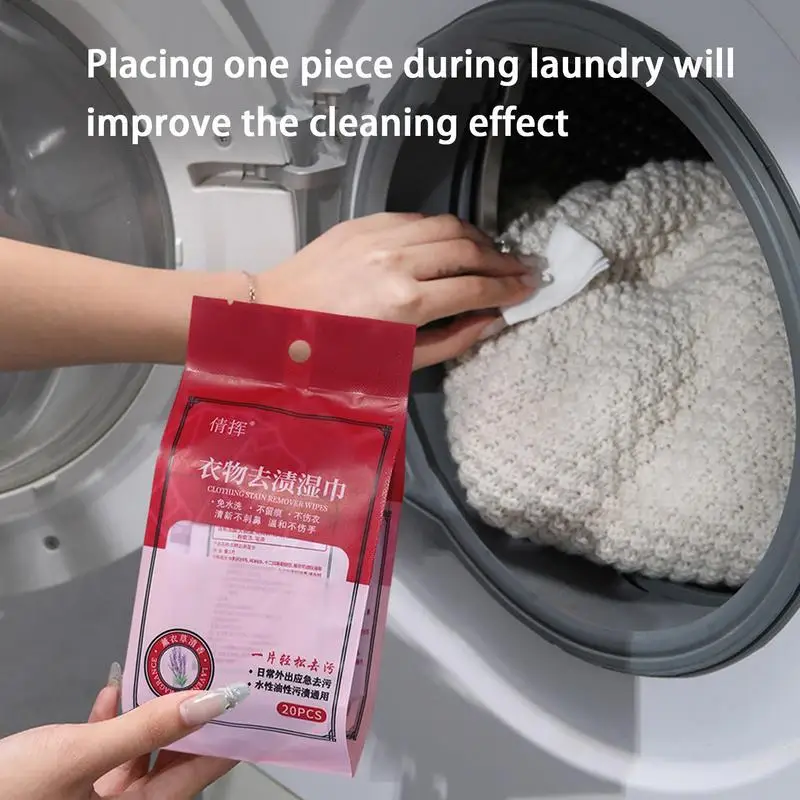 Durable Cleaning Wipes Clothes Decontamination Disposable Wipes High Performance Quickly Stain Remover Wipes Clothes Cleaner