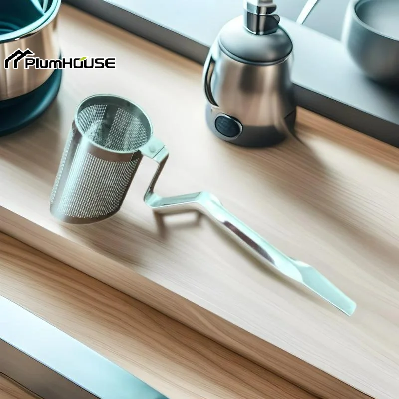 Stainless Steel Clip Hanging On Cup Tea Strainer Cup Clamp Tea Infuser With Long Handle Fine Filter For Home Office Daily view 5