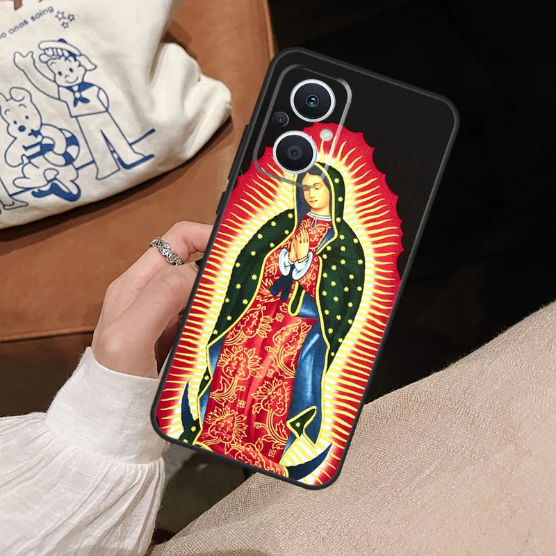 غلاف الهاتف المحمول ل OPPO ، فيرجين دي غوادالوبي ، رينو 7 ، 6 ، 8 لايت ، 4 ، 5 ، Z ، 2Z ، 8T ، البحث X2 ، X3 ، Neo X5 لايت #4