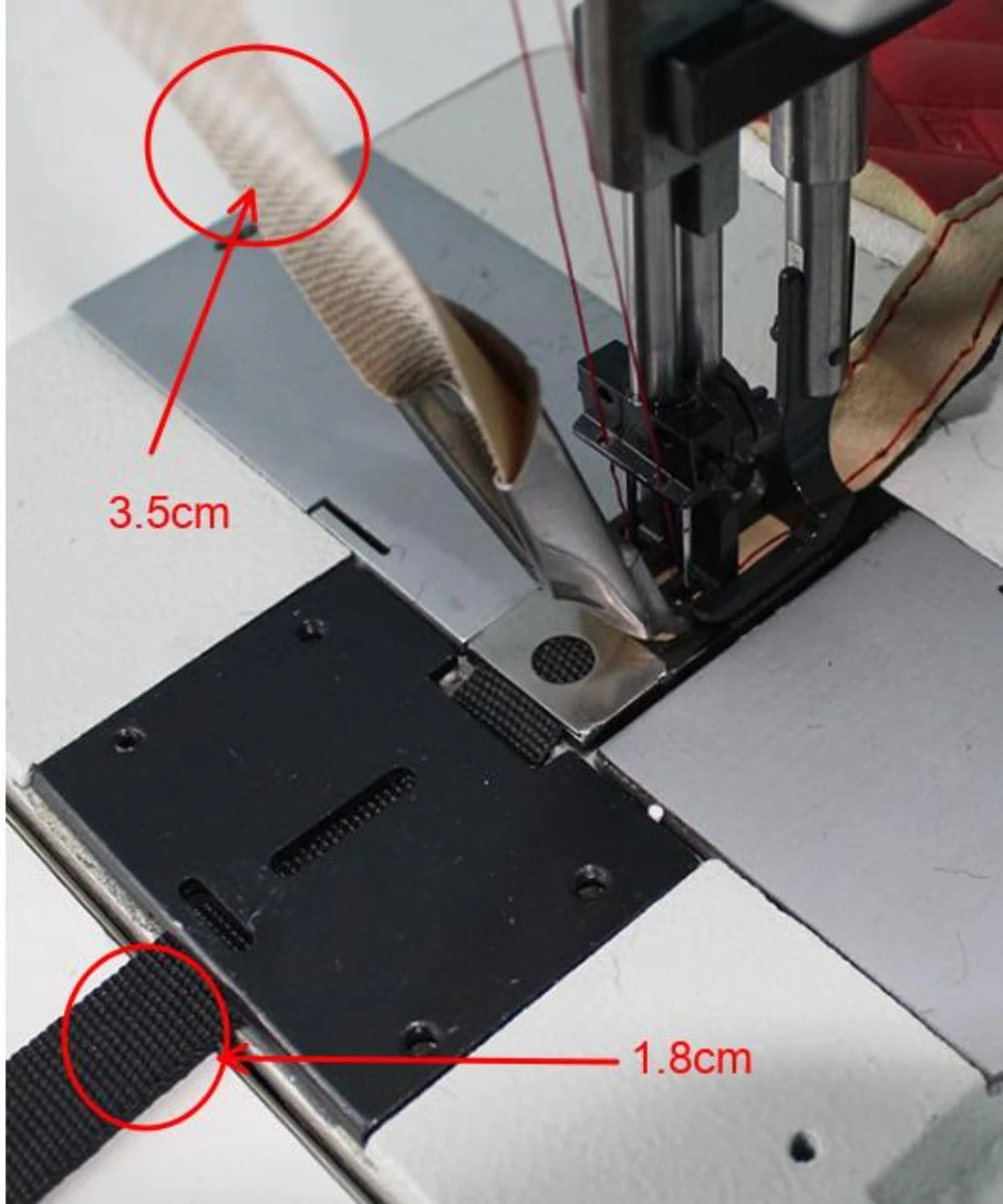 Manual Car Foot Pad Slide Spout Rack Presser  Double Needle Splicing Machine Accessories Teeth Threading  Plate