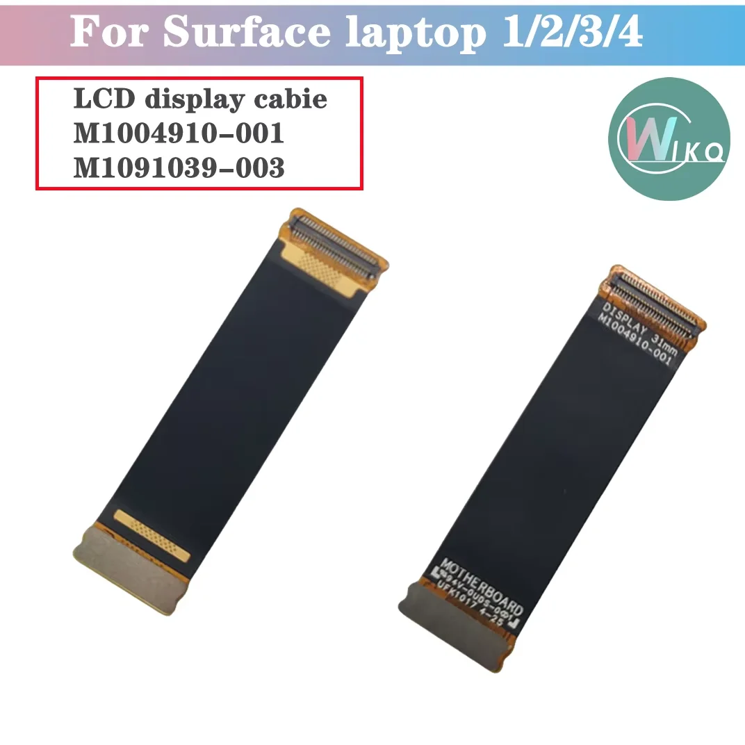 For Original Microsoft Surface Laptop LCD Screen Flexible Display Cable Compatible with Models 1 2 3 4 5 Part Numbers 1796 1867