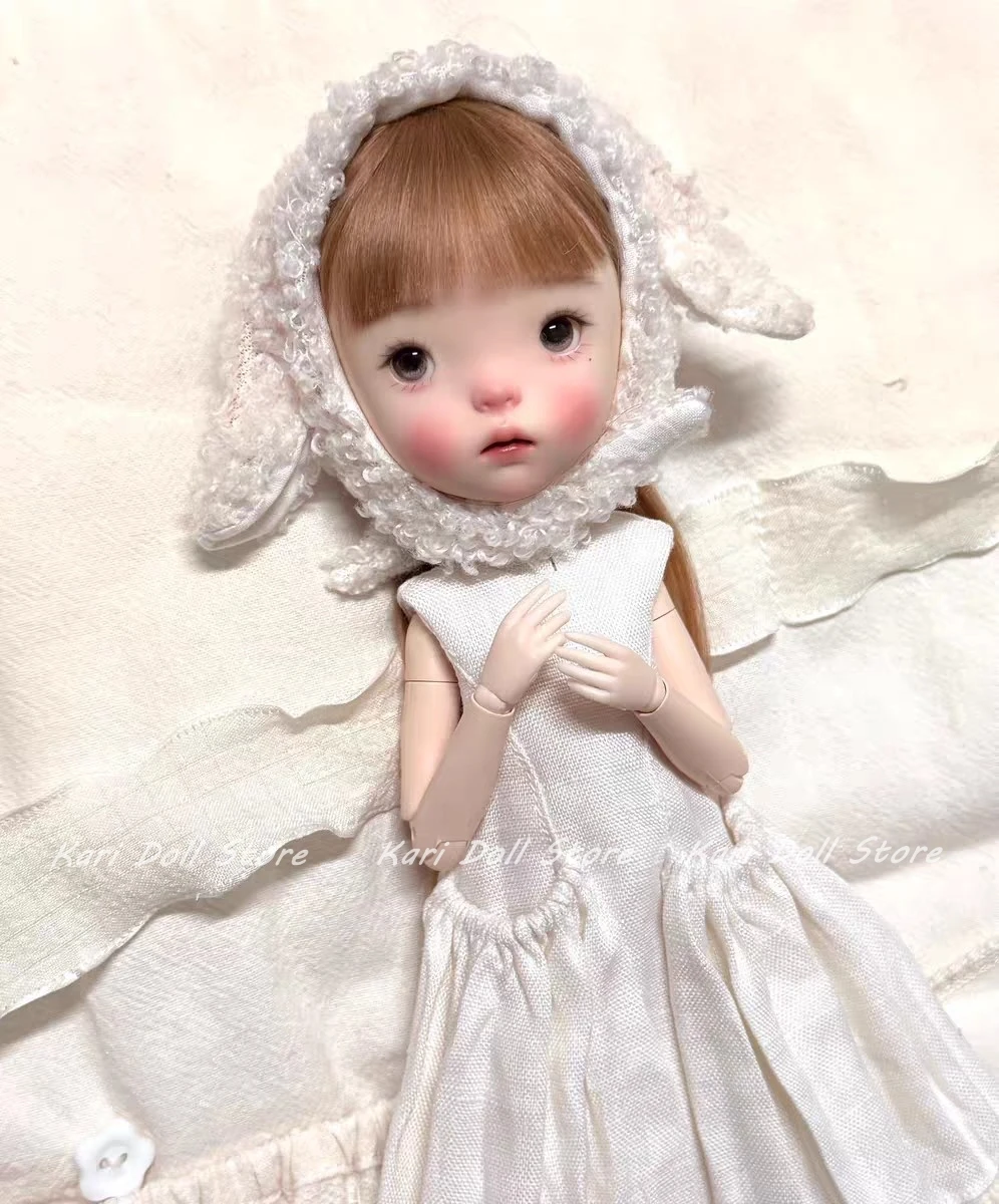 

2026 Kari Doll Clothes and skirts for Landazz Landoudou Doll White dress and lamb headband
