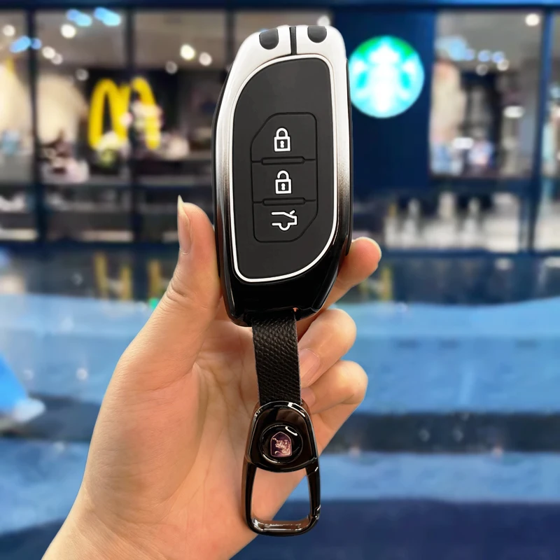 For Dongfeng Forthing‌ t5 T5L t5 EVO FORTHING Metal all inclusive key set chain car remote key case