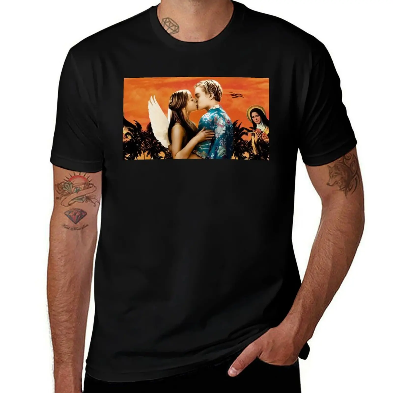 Romeo + Juliet T-Shirt Casual Pattern Print Tee Shirt T-Shirt