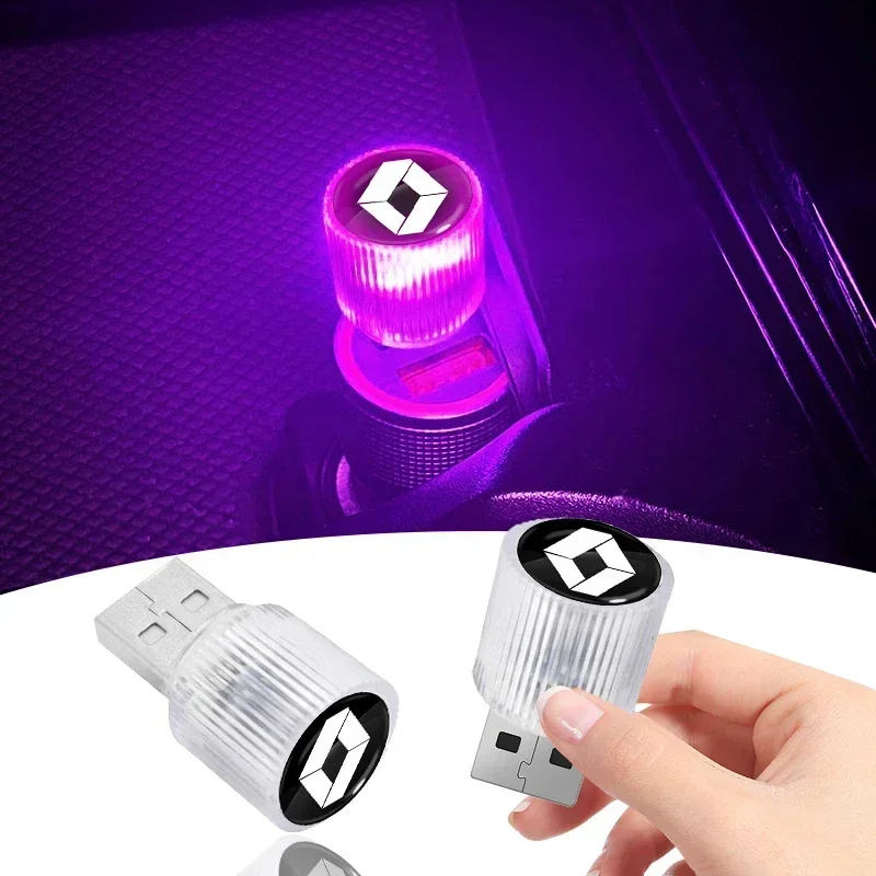 Mini lumière LED USB pour voiture, lumière d'ambiance intérieure automobile ﻿ Accessoires d'intérieur automobile pour Renault Clio Laguna 2 Megane 2 3 Duster RS