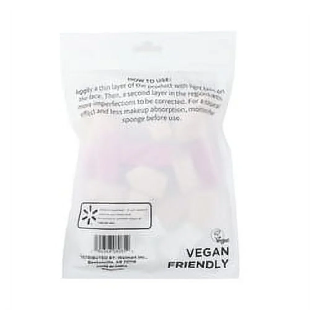 32 Pack Assorted Makeup Sponges Latex Free Reusable Wet Dry Cosmetic Applicators Liquid Foundation Concealer Powder