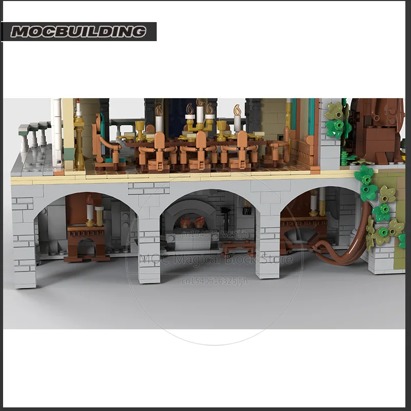 The Last Homely House Moc Baustein Schloss Architektur Technologie Ziegel DIY Montage Display Kreative Puzzle Spielzeug Geschenke