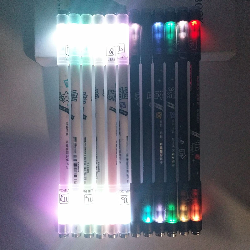 Luminous Rotating Pen Rotating Gaming Ballpoint for Beginner Student Release Pressure Office School Supplies