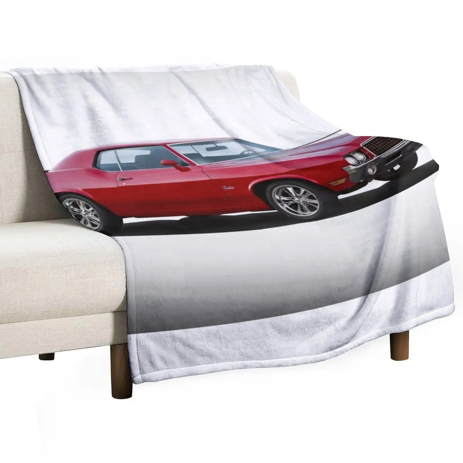 

1971 Oldsmobile Cutlass Throw Blanket Single Flannels Luxury St Vintage Blankets