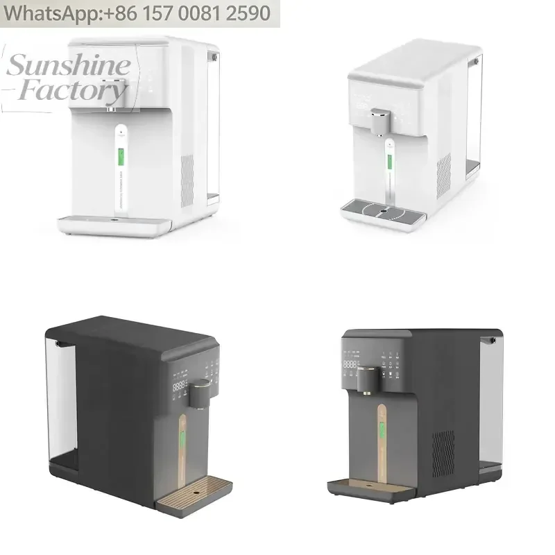 Whole House Countertop Water Filter 200G Reverse Osmosis System Hot and Cold Water Dispenser Hydrogenated Water