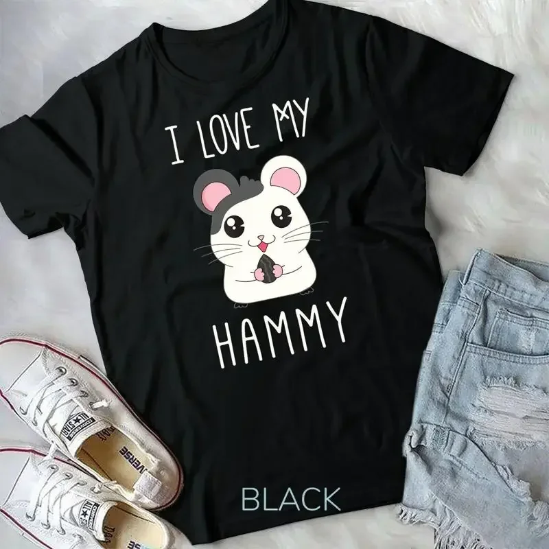I Love My Hammy for Hamster Lovers Unisex T shirt