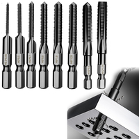 1PCS HSS 6542 Tap Drill Bit Hex Shank Thread Metric Tap 2.5-12mm Screw Taps Tool Threaded Bit Screw Machine Compound Tap