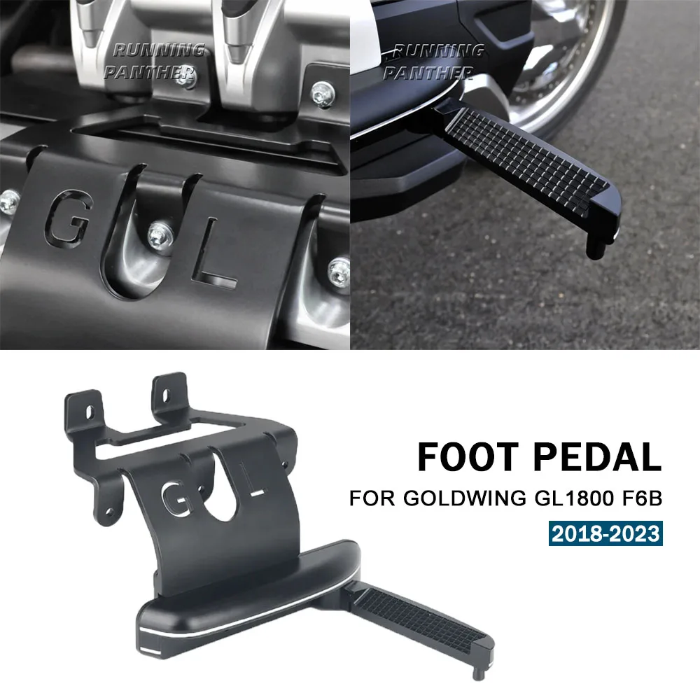 

Регулируемые складные подножки для мотоцикла, защитная крышка двигателя, подставка для ног для Honda Gold Wing gl 1800 GL1800 F6B 2018-2023