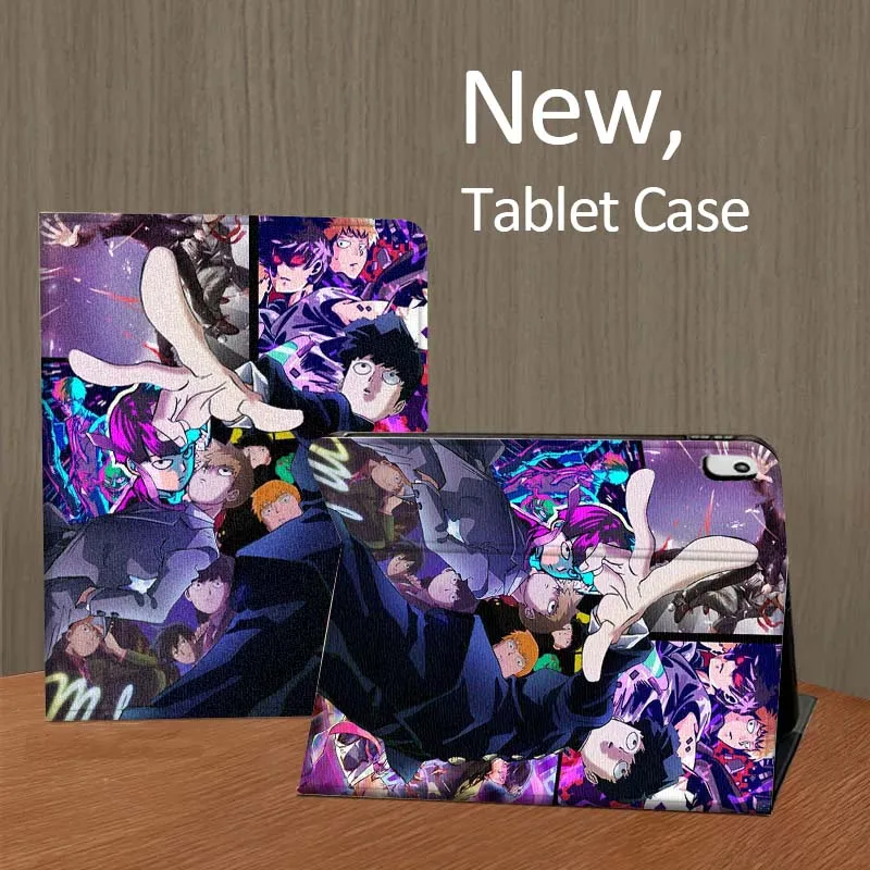 Mob Psycho 100 Popular For iPad Pro Air Mini 2 3 4 5 6 7 7th 8th 9th 10th 11th 10.2 9.7 10.5 10.9 11 12.9 13 حافظة كمبيوتر لوحي #1