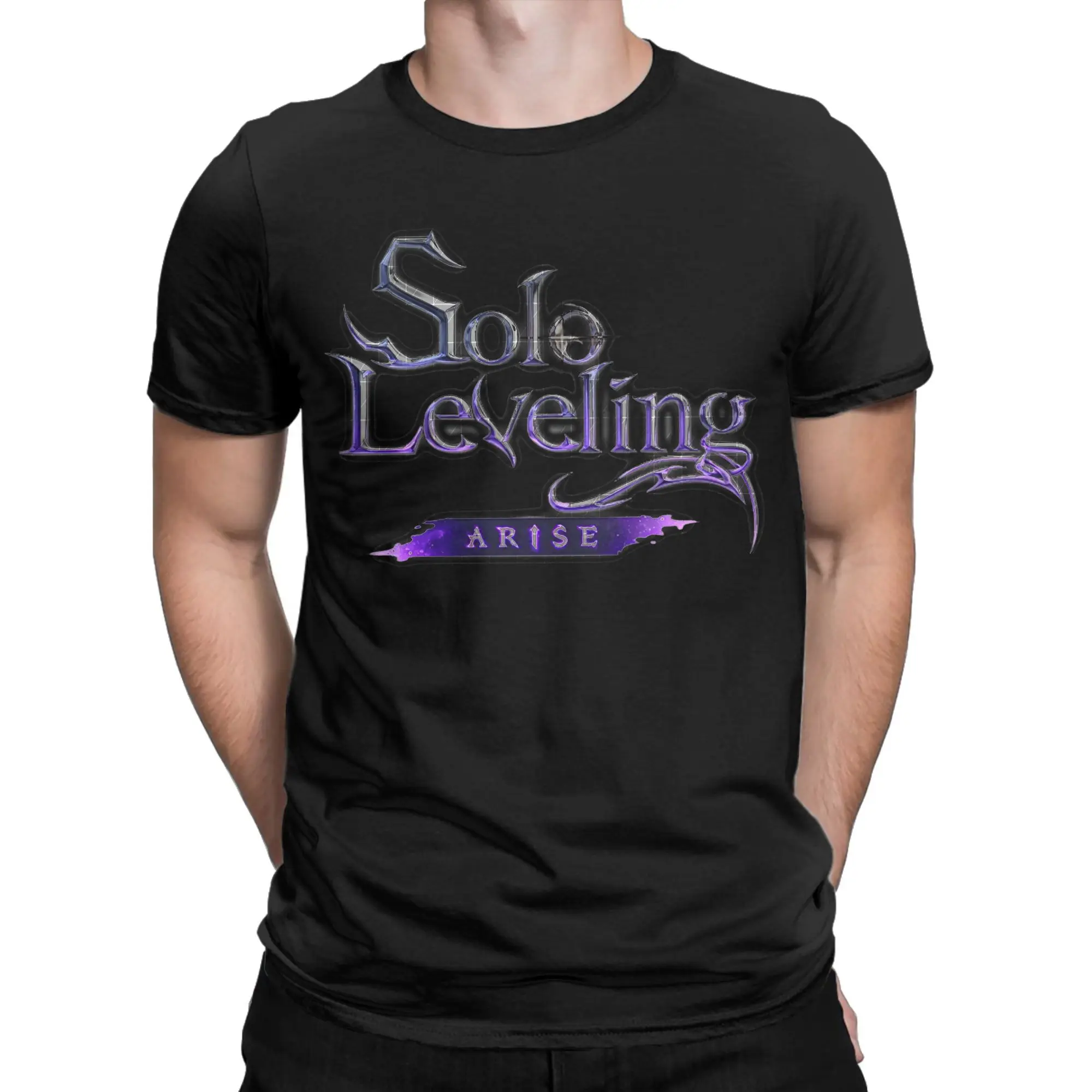 

solos leveinged anime Fashion T Shirt for Men Women Cotton Tee Shirt Clothing