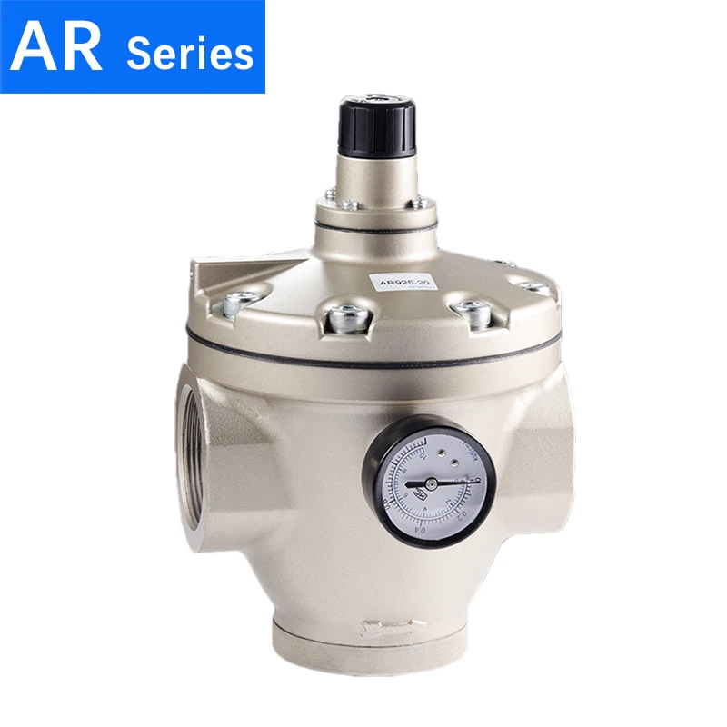 AR825-14 AR925-20 Pneumatic Pressure Reducing Valve With Large Diameter High Flow Rate Pilot Operated Pressure Regulating Valve