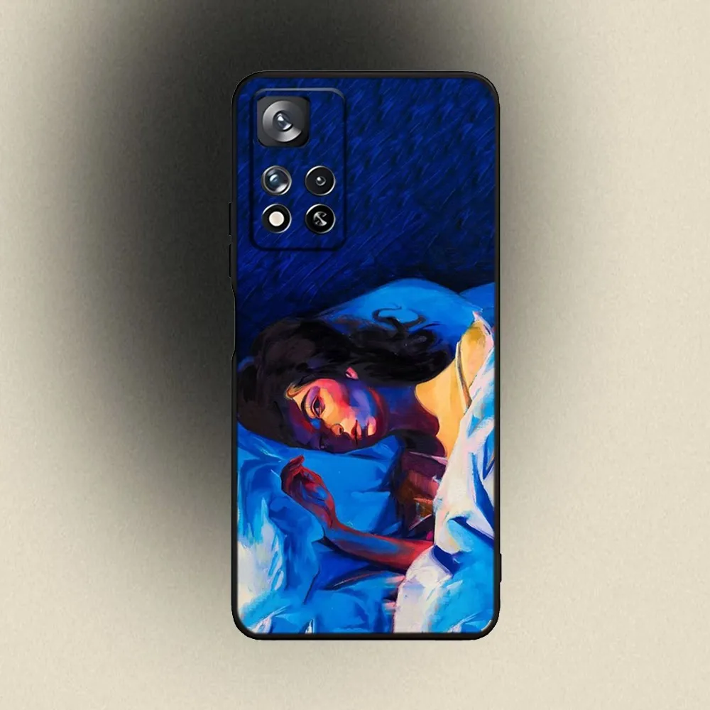 L-Lorde Solar Power Phone Case For Samsung Galaxy A20,A21s,A22,A31,A32,A52,A53,A72,73,A80,A91 Soft Black Cover