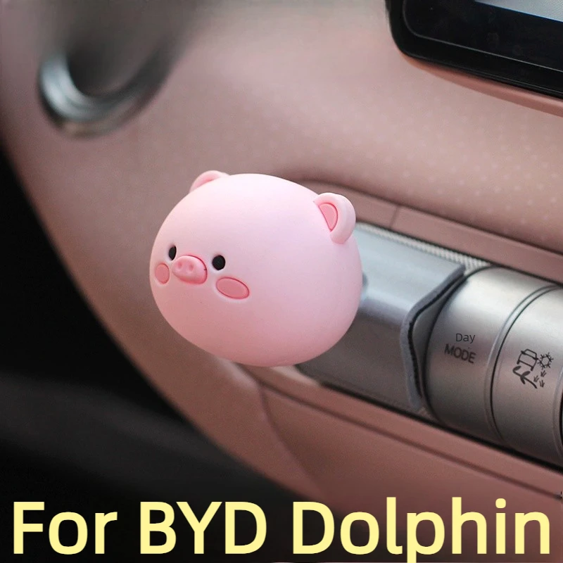 Funda para palanca de cambios para BYD Seagull/Dolphin/Dolphin surf/Dolphin mini, accesorios antidesgaste, agarre cómodo, cambio suave