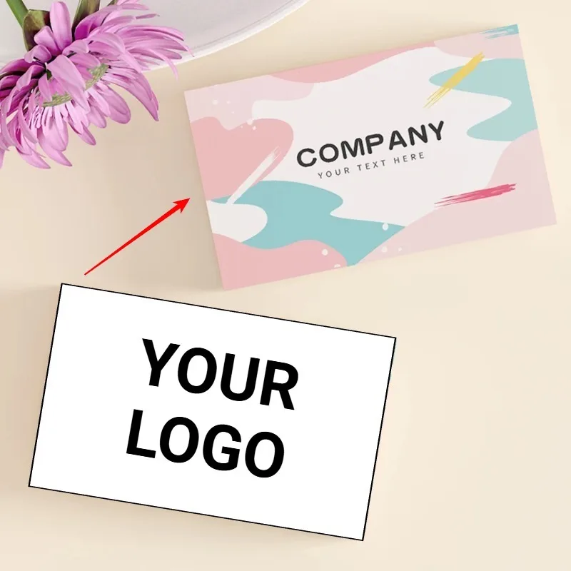 

400pcs Custom Business Card Printing Can Print Logo Text. Thank You Card Custom Business Card Printing Can Print Logo Text