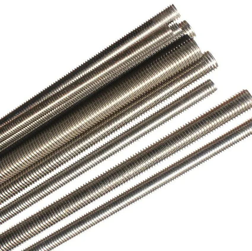 Titanium Bolt M3M4M5M6M8M10M12M14M16 500mm Full Thread Bar Studding Rod Not Polished Grade 2 Titanium Screw Ti Fastener