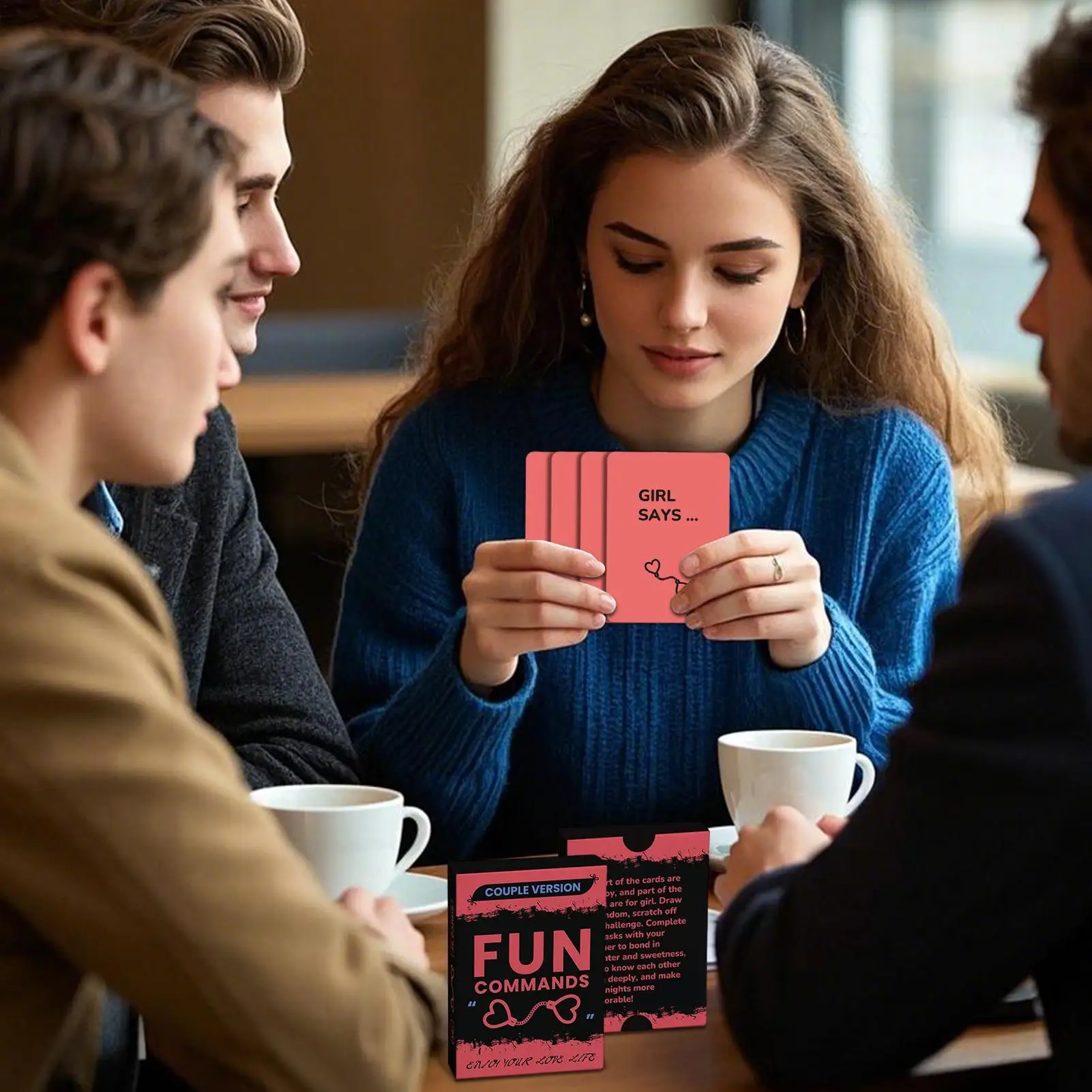 

Карты для бесед для пар, 46 шт., забавные карточки для отношений, портативный набор колоды для дня рождения, свиданий, свадьбы, спальни, Рождества