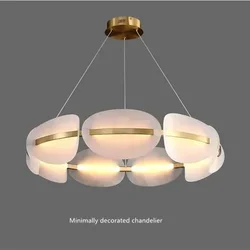 Nordic Acrylic Ring Chandelier Dimmable for Table Living Dining Room Kitchen Bar Pendant Lamp Minimalist Decor Lighting Fixture