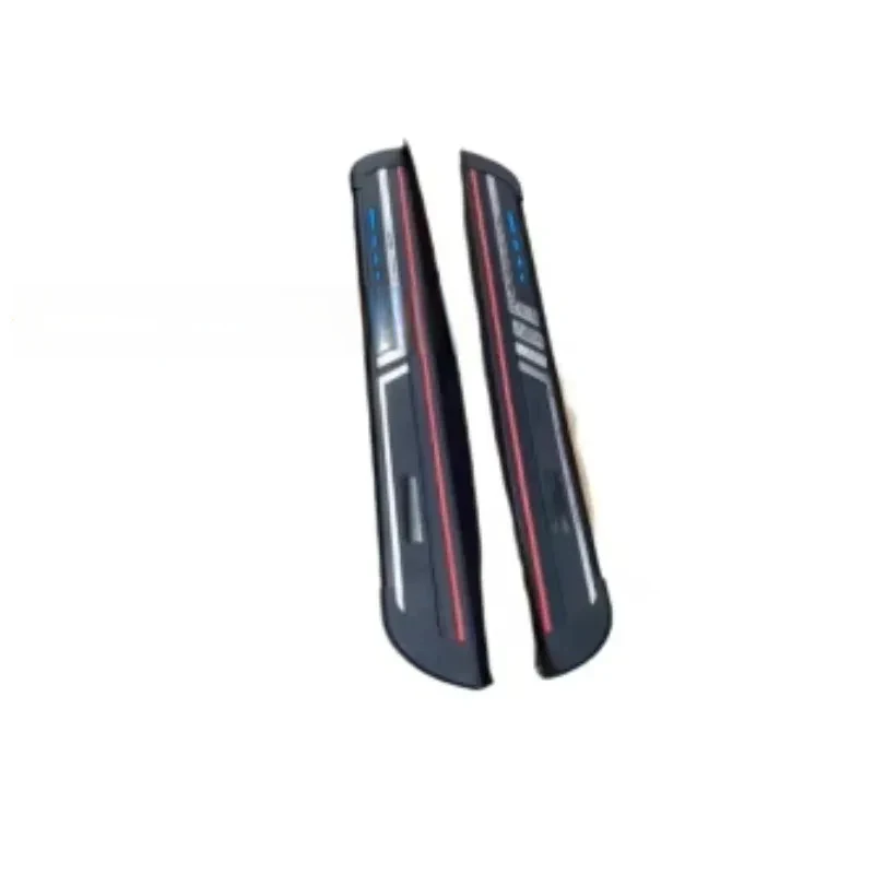 Thickened Aluminum Alloy Bolt-on Running Boards Anti-Slip Side Bars Universal SUV Exterior Mod Accessories