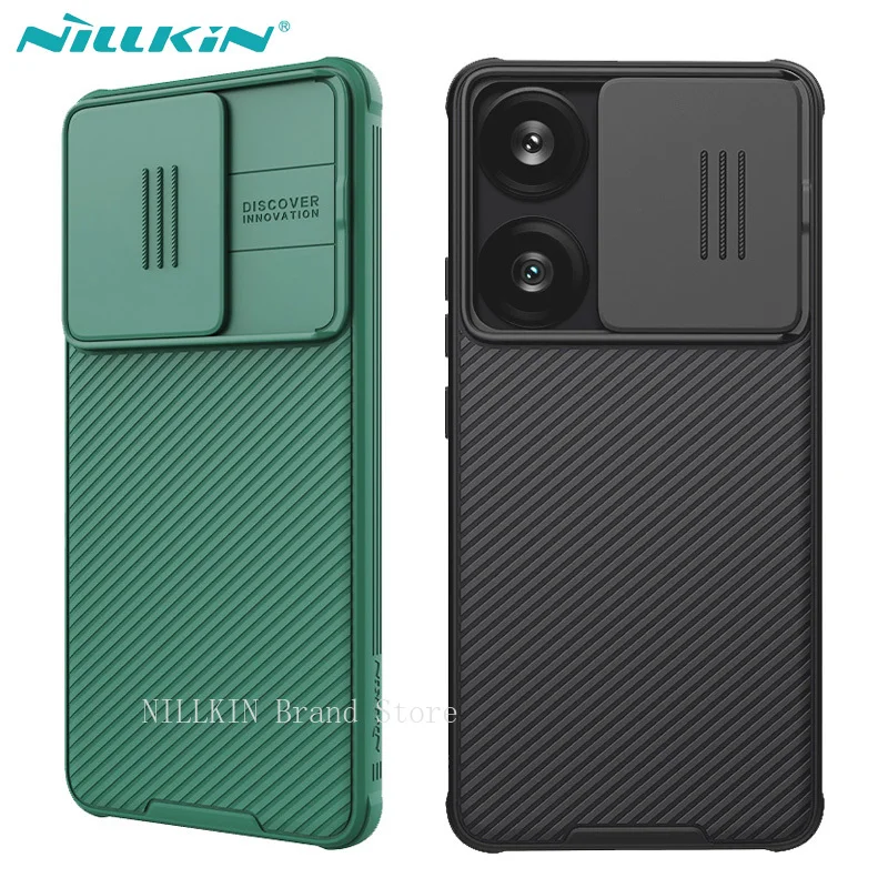 

Чехол для Xiaomi Poco F6 NILLKIN CamShield Pro, противоударный слайд-крышка для камеры, защита объектива, задняя крышка для Poco F6