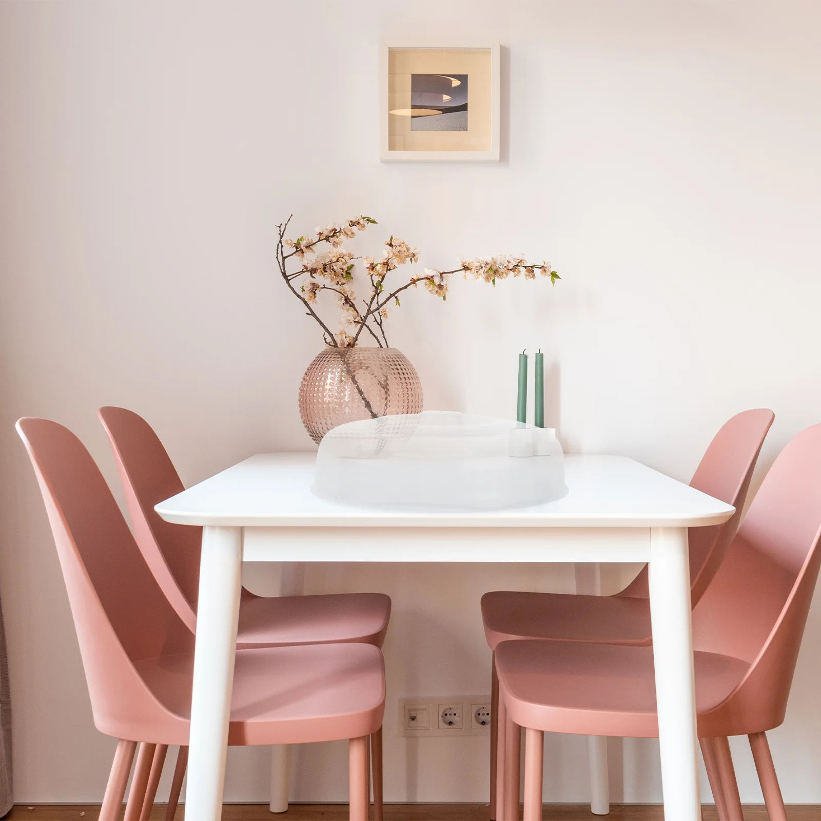 

4Pcs Heat Resistant Oilproof Food Cover Microwave Splatter Protection Cover for Kitchen Food Preservation Tool