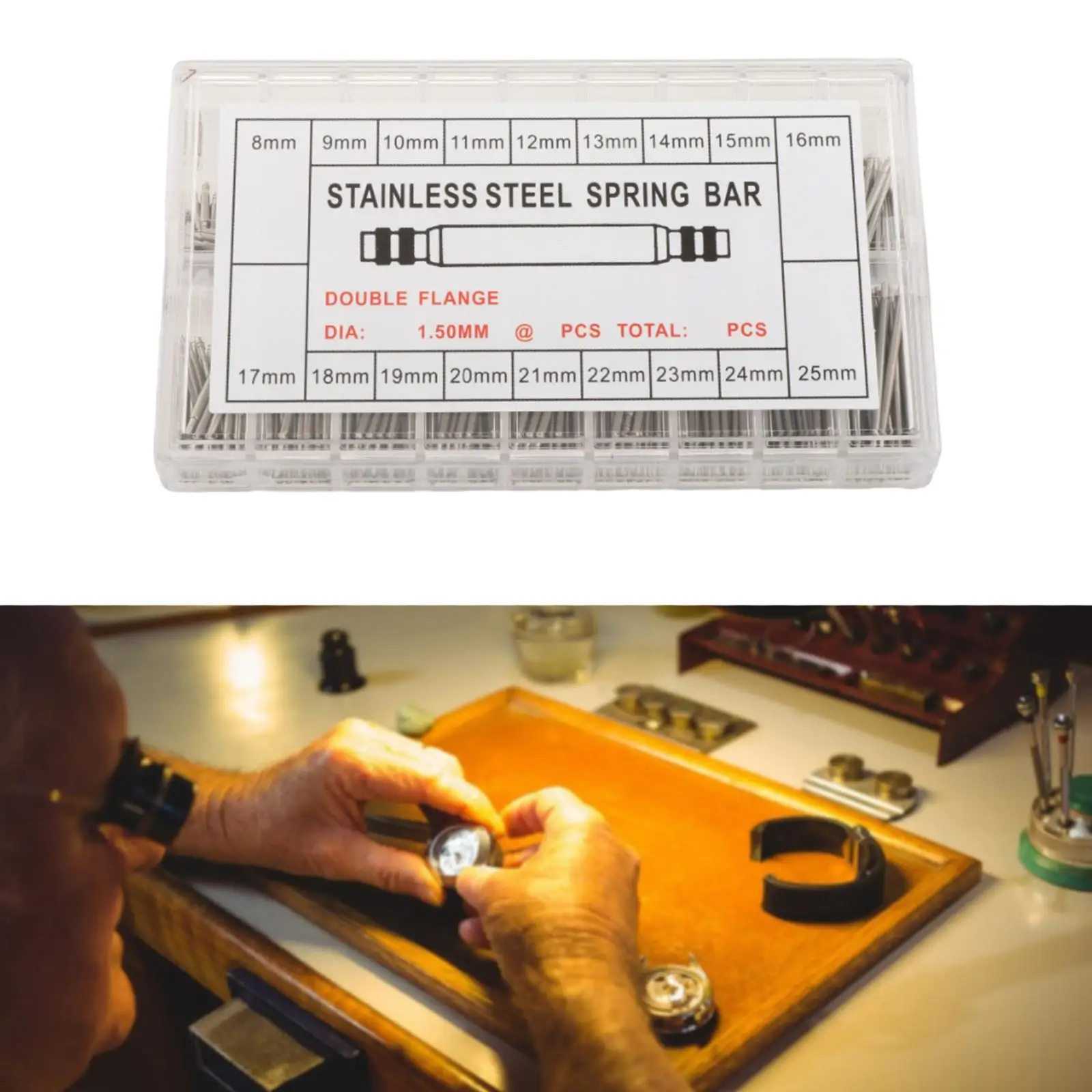 360 قطعة دبابيس ساعة الإفراج السريع الفولاذ المقاوم للصدأ الساعاتي مجوهرات ساعة اليد #4