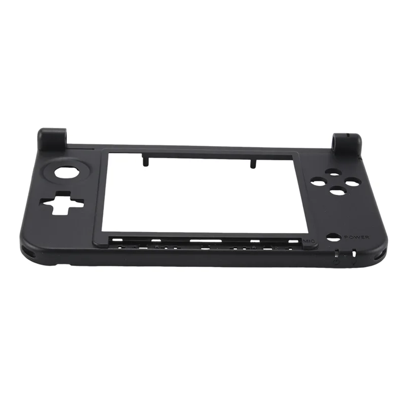 حافظة احترافية بإطار متوسط للوجه C غطاء مبيت بديل للإطار الأوسط لجهاز نينتندو 3Ds Xl/Ll حافظة وحدة تحكم الألعاب باللون الأسود