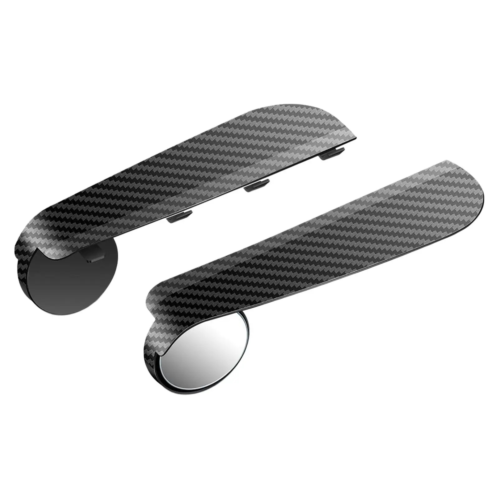 

Side Mirror with Rain Visor Guards Universal Shield 2 Piece Rainproof Adjustable Wide Angle Blind Spot Mirror with Rain Visor