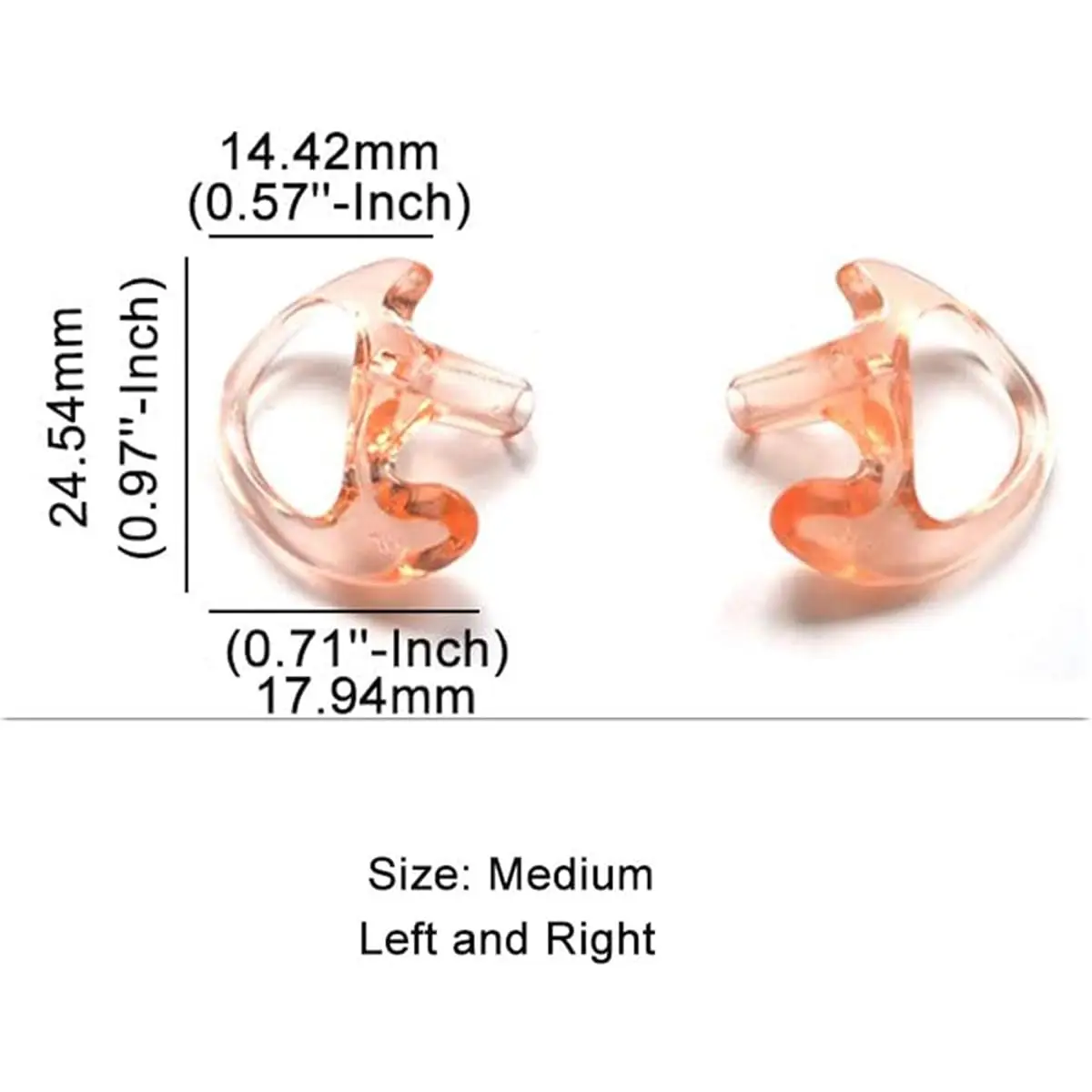 Bidirectional radio, 2-wire security police earphones, noise cancelling acoustics, compatible with Baofeng, Retevis ，TYT