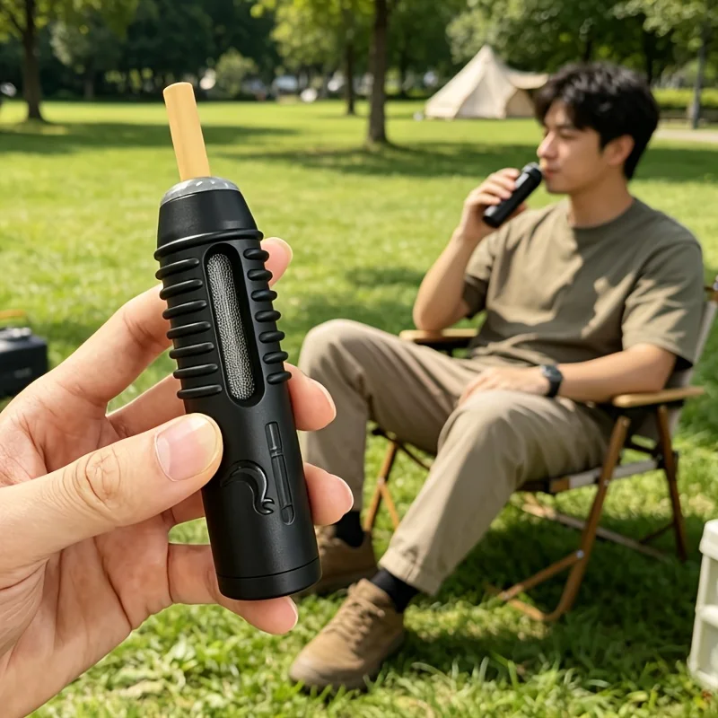 Portable Handheld Ashtray Car Gaming Lazy Ashtray Windproof Pocket Ash Holder For Driving And Gaming Indoor Outdoor Use