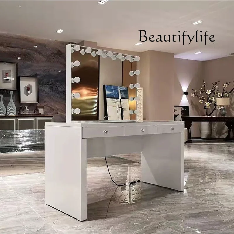 B Dresser, Makeup Table, Studio Paint Long Makeup Table Modern Simple Makeup Table