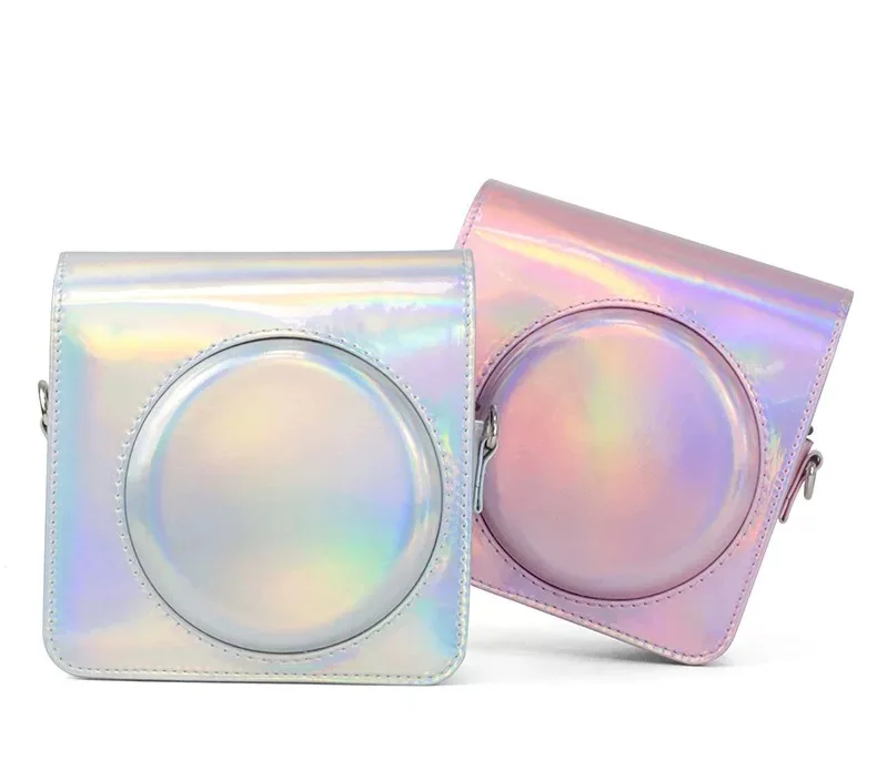 Fujifilm Instax SQUARE SQ1 ملحقات الكاميرا طلاء زيتي من جلد البولي يوريثان حقيبة كتف للكاميرا الفورية حامي حقيبة كتف واحدة